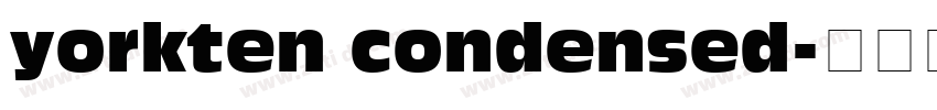 yorkten condensed字体转换